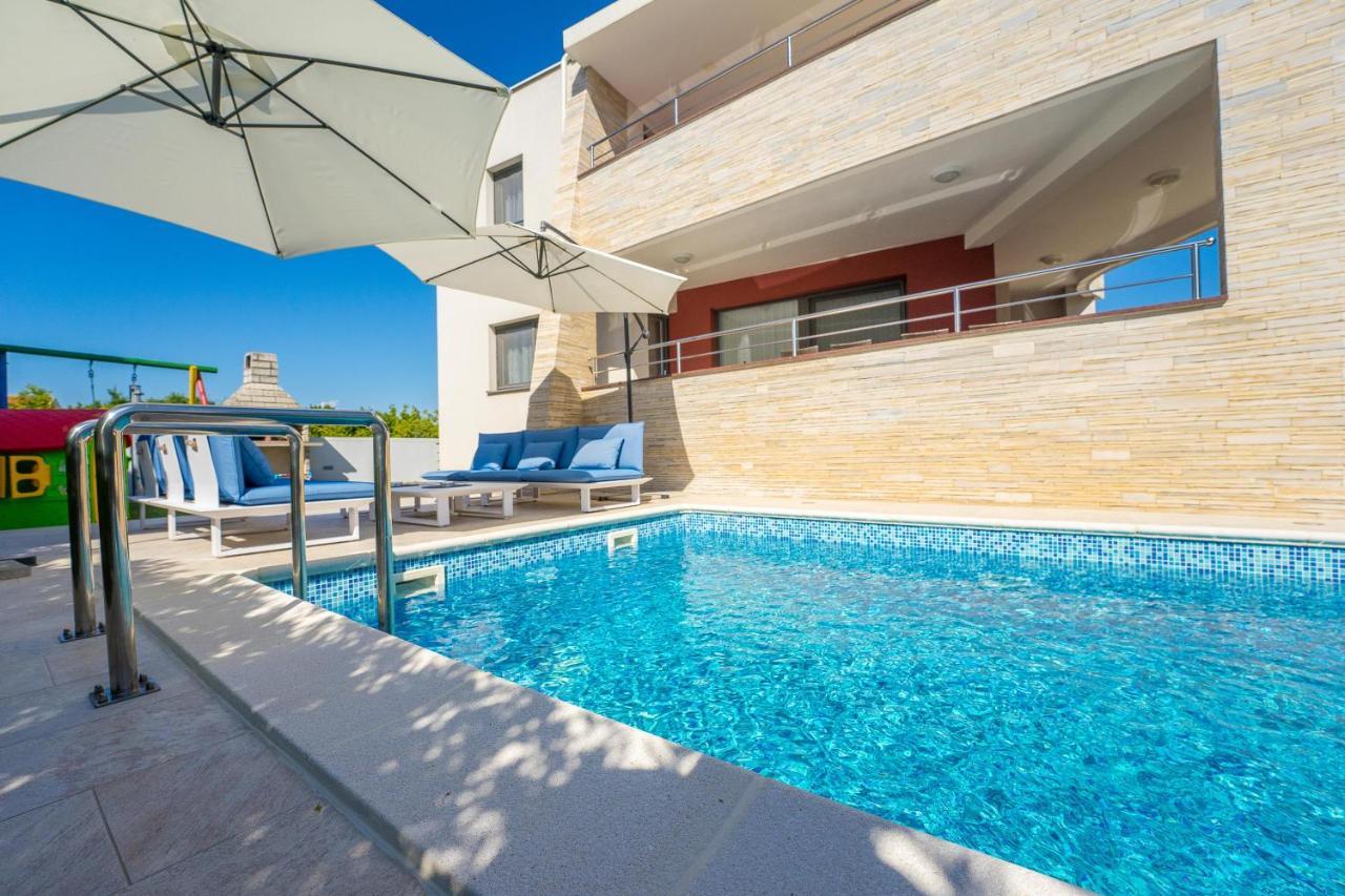 זאטון Vila Zatona Sunset With Heated Swimming Pool מראה חיצוני תמונה