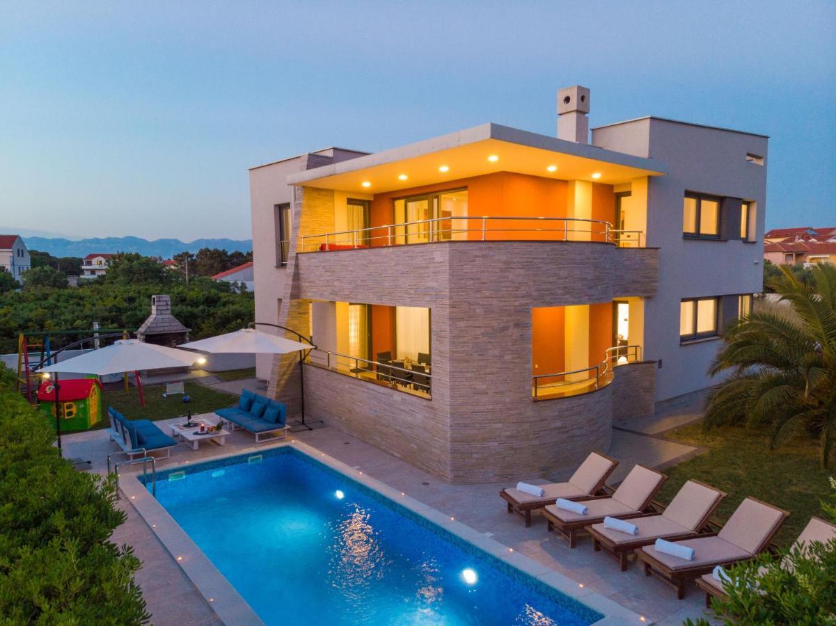 זאטון Vila Zatona Sunset With Heated Swimming Pool מראה חיצוני תמונה
